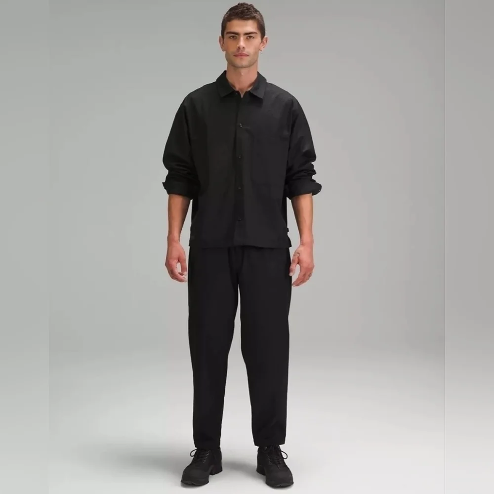 Lululemon Lab Jacquard Relaxed-Tapered Pant Leopard Jacquard MED Black S
